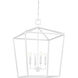 Denison 5 Light 32 inch Gesso White Chandelier Ceiling Light