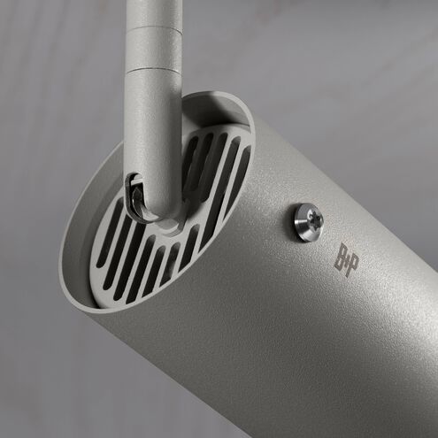 Exhaust Track 1 Light 110-120 Stone / Steel Spotlight Ceiling Light