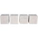 Cube 3.5 X 3.5 inch Decorative Candle Holder, Set of 4
