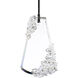 Forever Flora LED 4.25 inch Polished Chrome Pendant Ceiling Light in Black Rope, Black Rope