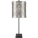 Noho 28 inch 100.00 watt Brushed Nickel W/ Sand Coal Table Lamp Portable Light