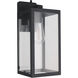 Harris 1 Light 15.63 inch Textured Black Outdoor Wall Lantern