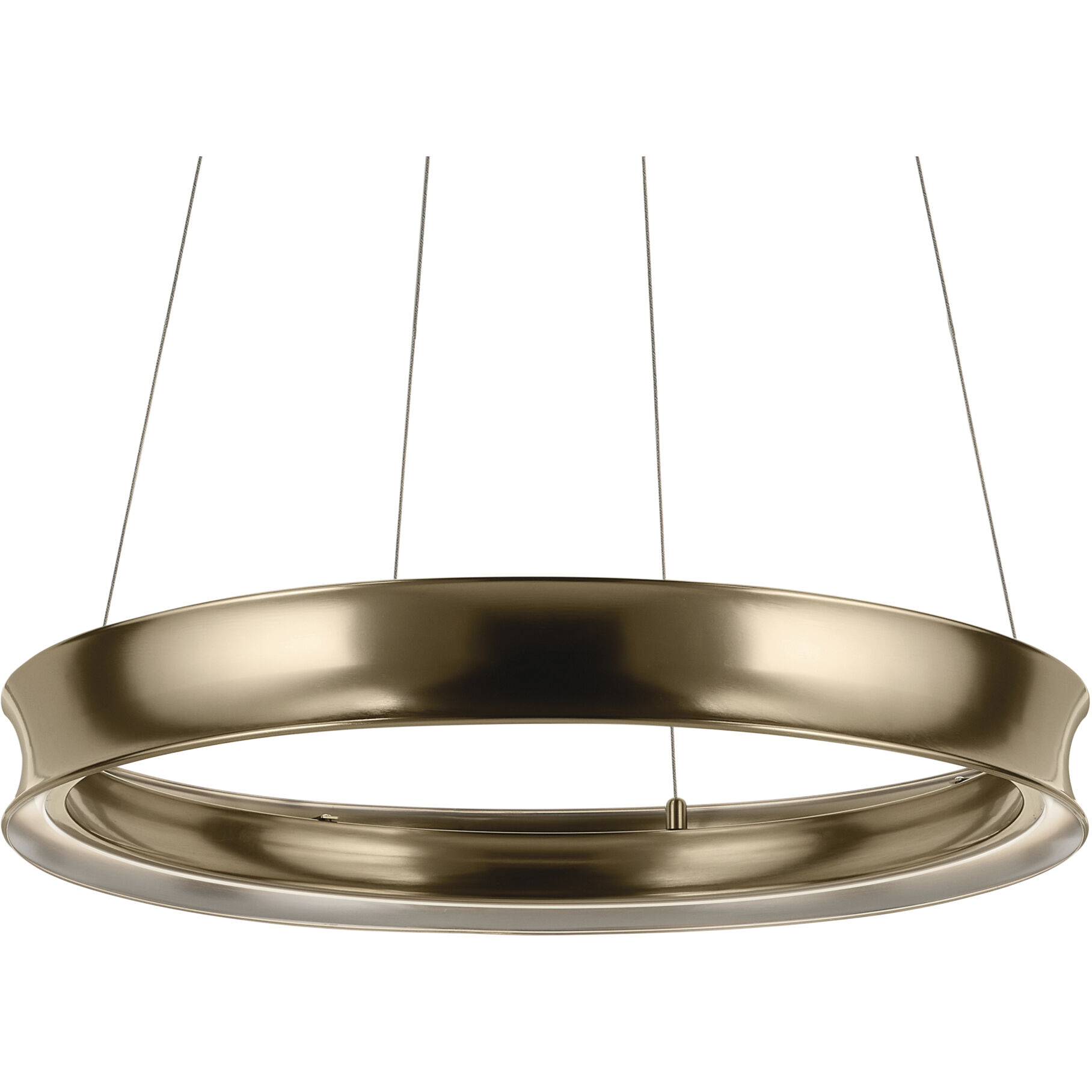 Larousse LED Champagne Bronze Chandelier Ceiling Light