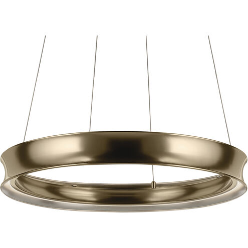 Larousse LED Champagne Bronze Chandelier Ceiling Light