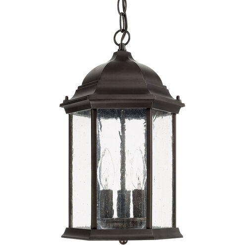 Severinus 3 Light 10 inch Old Bronze Outdoor Hanging Lantern