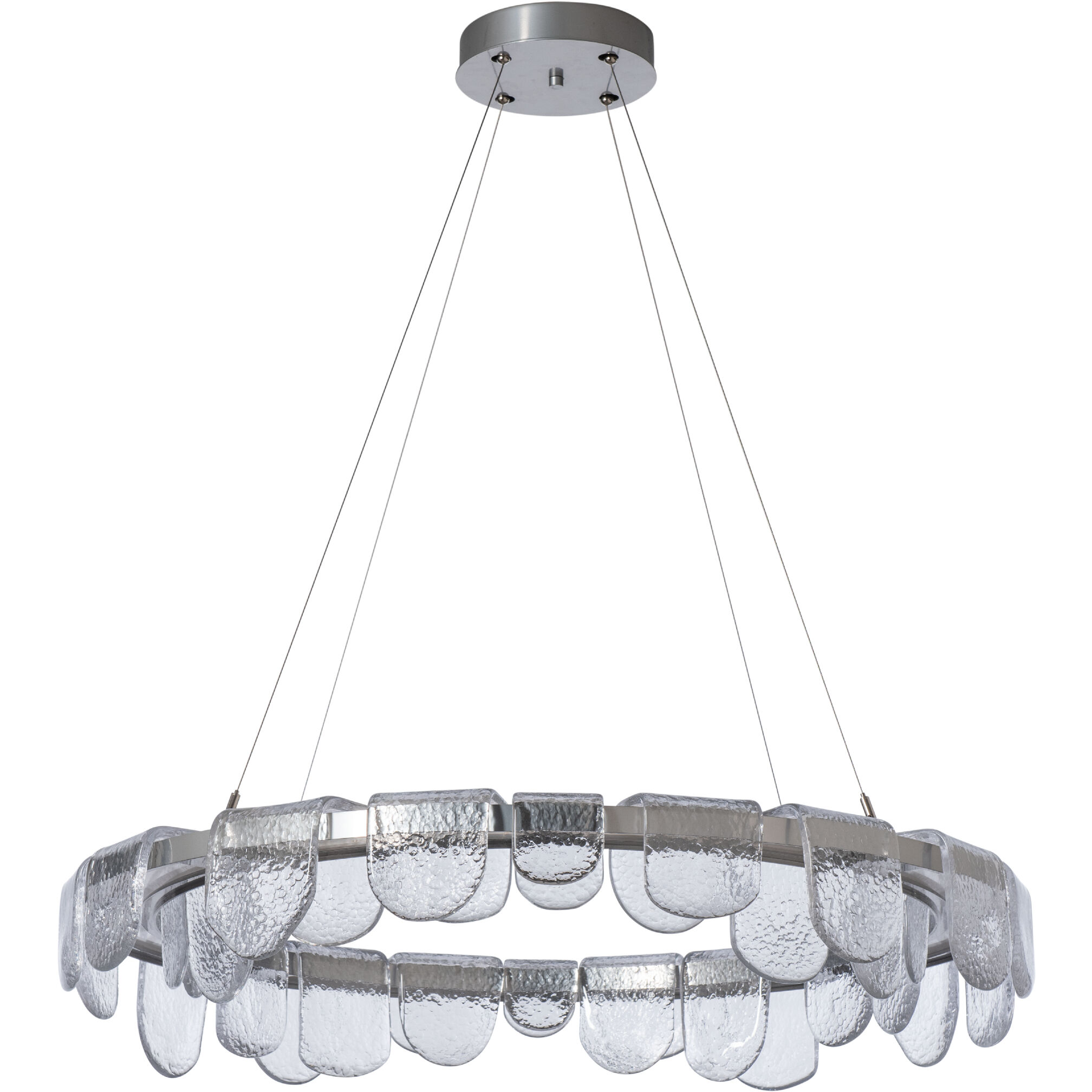 Riverbed LED 39.6 inch Sterling Pendant Ceiling Light