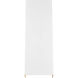Sean Lavin Brompton LED Matte White ADA Wall Sconce Wall Light, Integrated LED