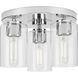 Cofield 3 Light 12 inch Polished Chrome Flushmount Ceiling Light