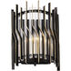 Park Row 1 Light 8 inch Matte Black and French Gold Wall Sconce Wall Light, Smithsonian Collaboration