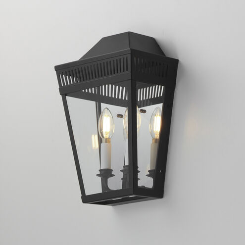 Oxford 2 Light 14 inch Black Outdoor Wall Mount