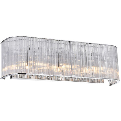 Elsa 3 Light 18 inch Chrome Vanity Light Wall Light