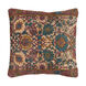 Shadi 18 X 18 inch Khaki and Bright Pink Throw Pillow
