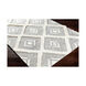 Cherokee 108 X 72 inch Black/Charcoal/Cream Handmade Rug in 6 x 9, Rectangle