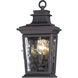 Vista Montaire 1 Light 14 inch Oil Rubbed Bronze/Gold Outdoor Pocket Lantern