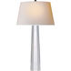 Chapman & Myers Fluted Spire 31.5 inch 150 watt Crystal Table Lamp Portable Light in Natural Paper, Large