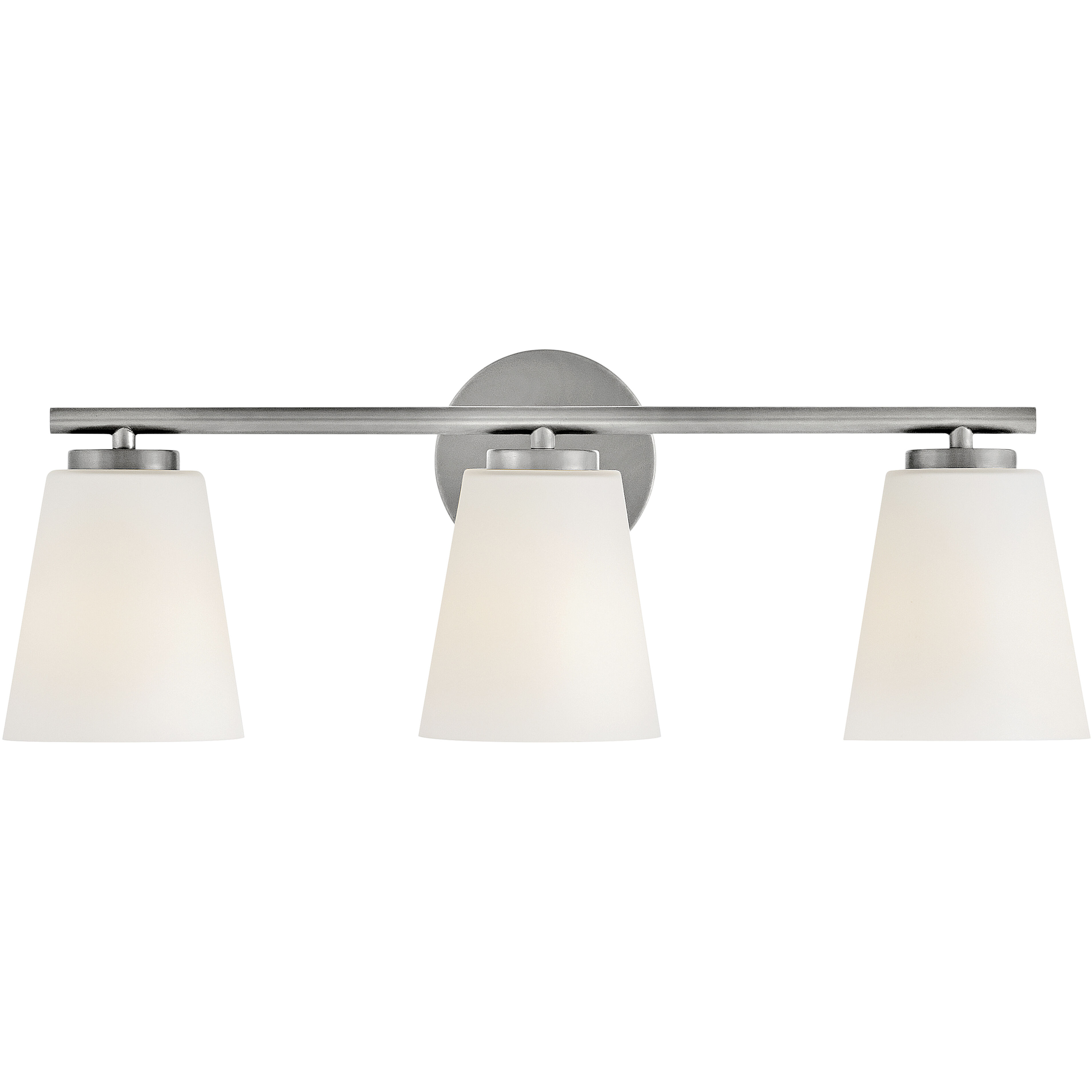 Bri 3 Light 24 inch Brushed Nickel Bath Light Wall Light