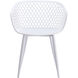 Piazza White Outdoor Chair, Set of 2