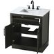 Alden 30 X 35 inch Mocha Brown Bathroom Vanity Cabinet