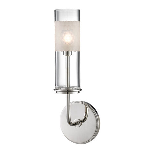 Wentworth 1 Light 5 inch Polished Nickel ADA Wall Sconce Wall Light