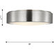 Albee 2 Light 18 inch Midnight Black Flush Mount Ceiling Light, Large