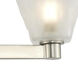 Weston LED 5 inch Glazed Nickel Bath Vanity Light Wall Light