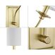 Bonita 1 Light 5 inch Satin Brass Wall Sconce Wall Light, Design Series