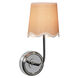 Ariel Wall Sconce Wall Light in Polished Nickel