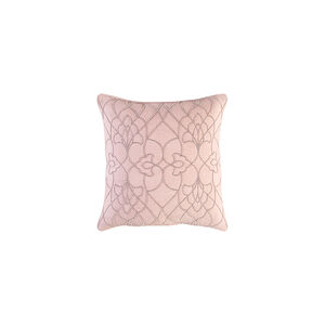 Dotted Pirouette 20 X 20 inch Camel and Mauve Throw Pillow