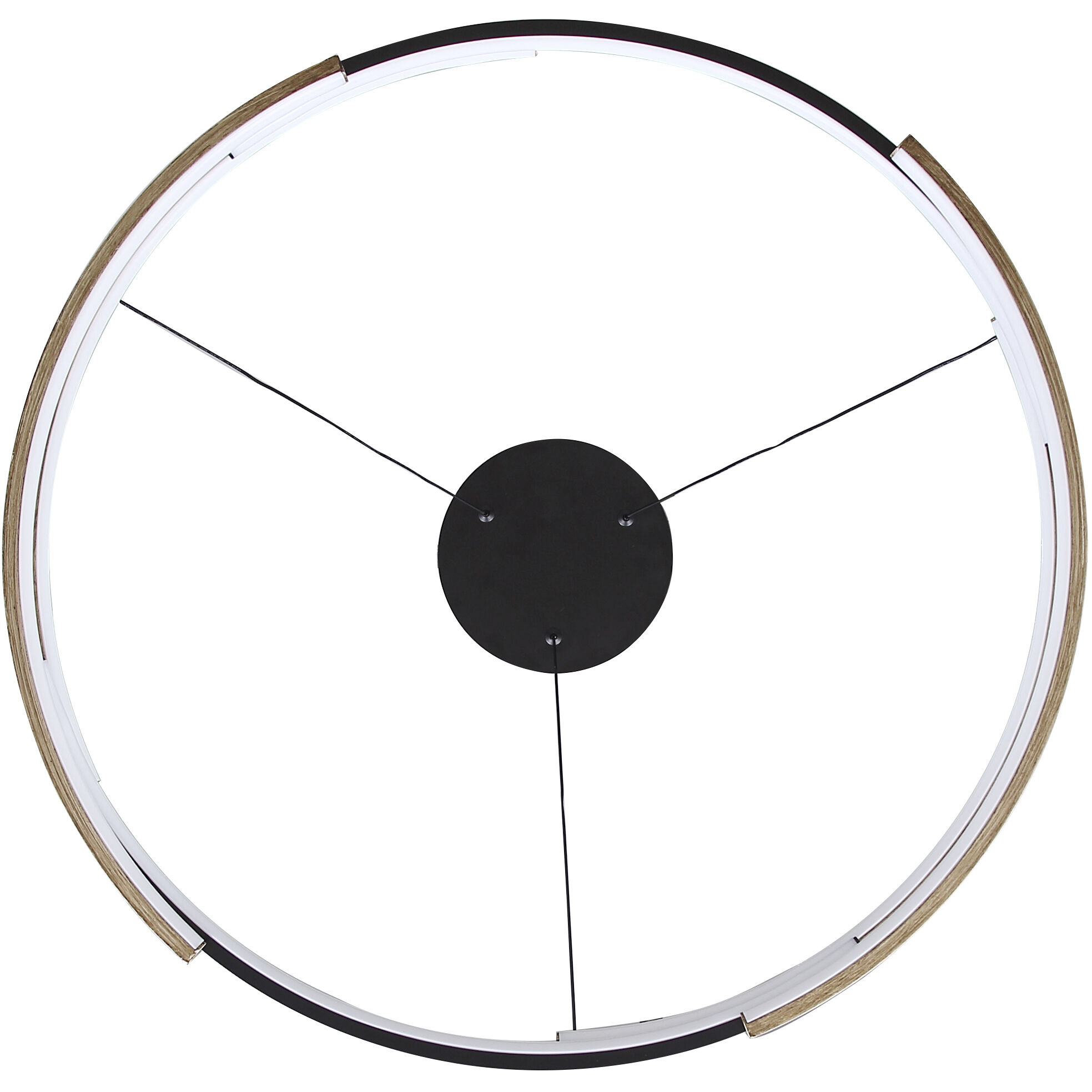 Azria LED 23.75 inch Matte Black Chandelier Ceiling Light