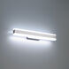 Cinch LED 19 inch Brushed Nickel Bath Vanity & Wall Light in 3000K, 19in.