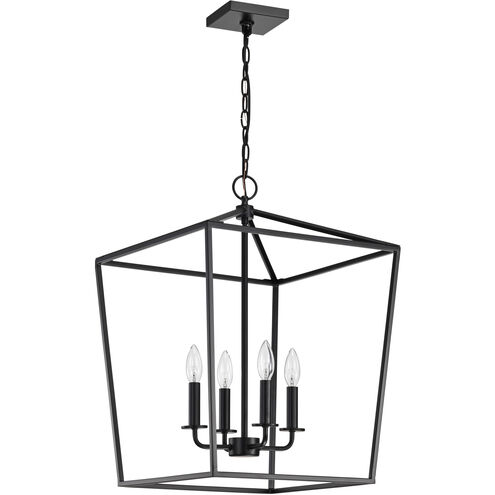 Emma 4 Light 17 inch Dark Bronze Pendant Ceiling Light