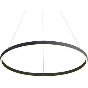 Cerchio LED 32 inch Black Pendant Ceiling Light