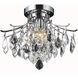 Amelia 3 Light 16 inch Chrome Flush Mount Ceiling Light