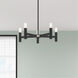 Copenhagen 5 Light 25 inch Black Chandelier Ceiling Light