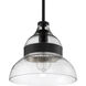 Smyth 1 Light 10.5 inch Flat Black Mini Pendant Ceiling Light