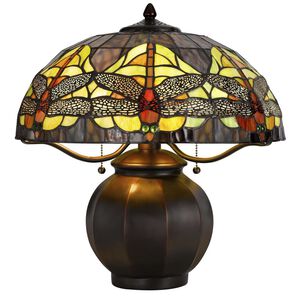 Tiffany 18 inch 60.00 watt Tiffany Table Lamp Portable Light
