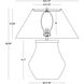 Drew 26.5 inch 150.00 watt Black Table Lamp Portable Light