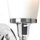 Dryden LED 4 inch Polished Chrome Bath Light Wall Light
