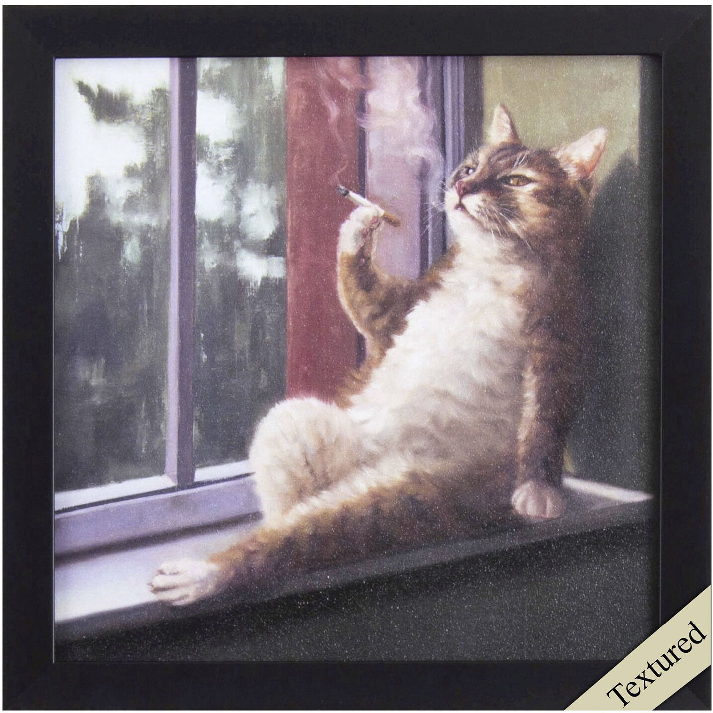 Animals 11 X 11 inch Non-Glass Framed Art, Propac