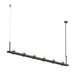 Intervals LED 96.25 inch Satin Black Pendant Ceiling Light