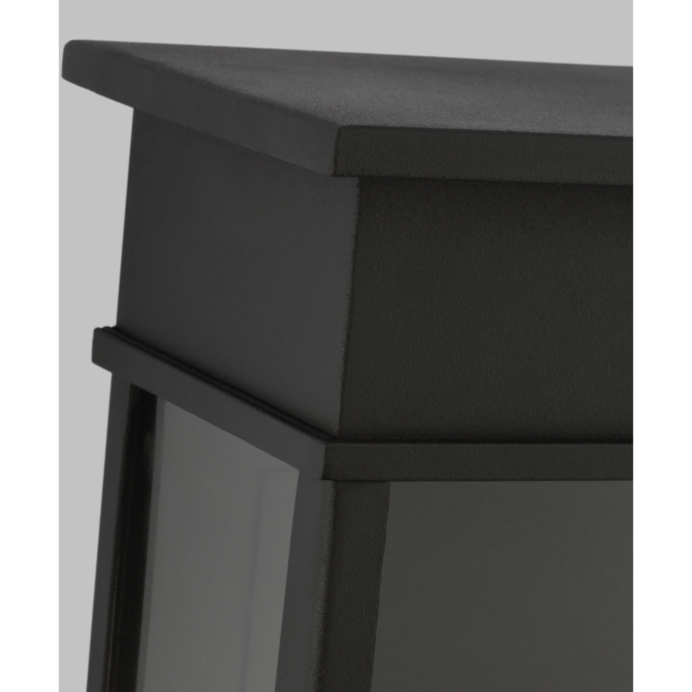 C&M by Chapman & Myers Cupertino 2 Light 22.75 inch Textured Black Outdoor Wall Lantern