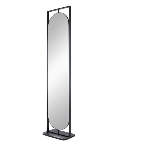 Full 77.8 X 18.1 inch Black Mirror