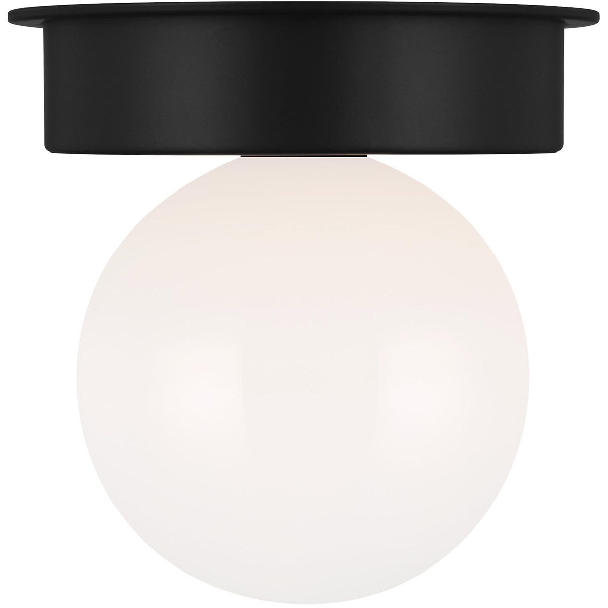 Kelly by Kelly Wearstler Nodes 1 Light 17.5 inch Midnight Black Flush Mount Ceiling Light
