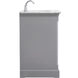 Clarence 42 X 22 X 35 inch Grey Vanity Sink Set