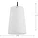 Clarion 1 Light 10.5 inch Matte Black Pendant Ceiling Light