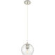 Downtown Urban Crown Point 1 Light 5.88 inch Polished Nickel Pendant Ceiling Light