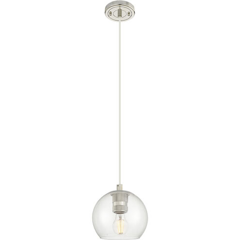 Downtown Urban Crown Point 1 Light 5.88 inch Polished Nickel Pendant Ceiling Light