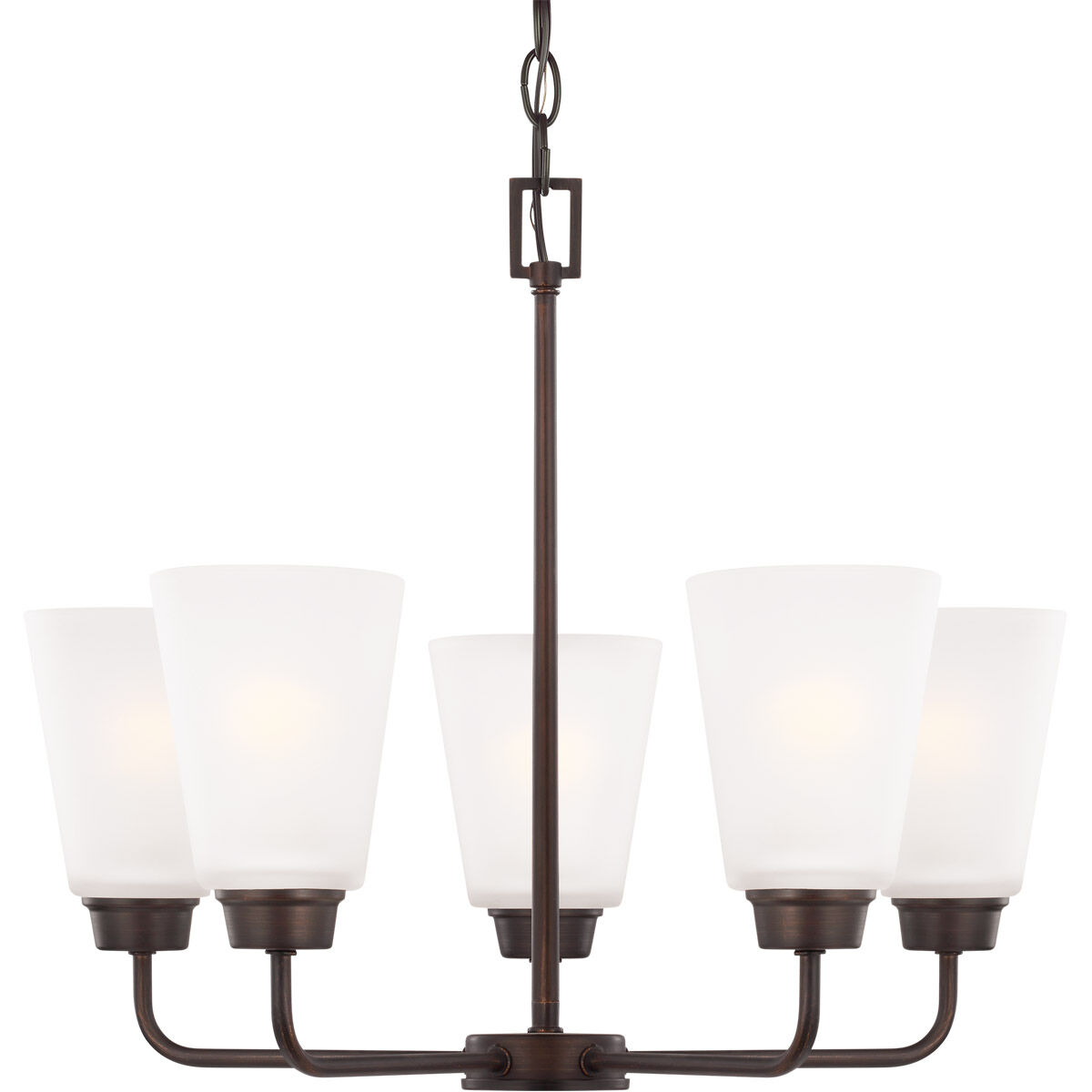 Kerrville 5 Light 20.38 inch Bronze Chandelier Ceiling Light