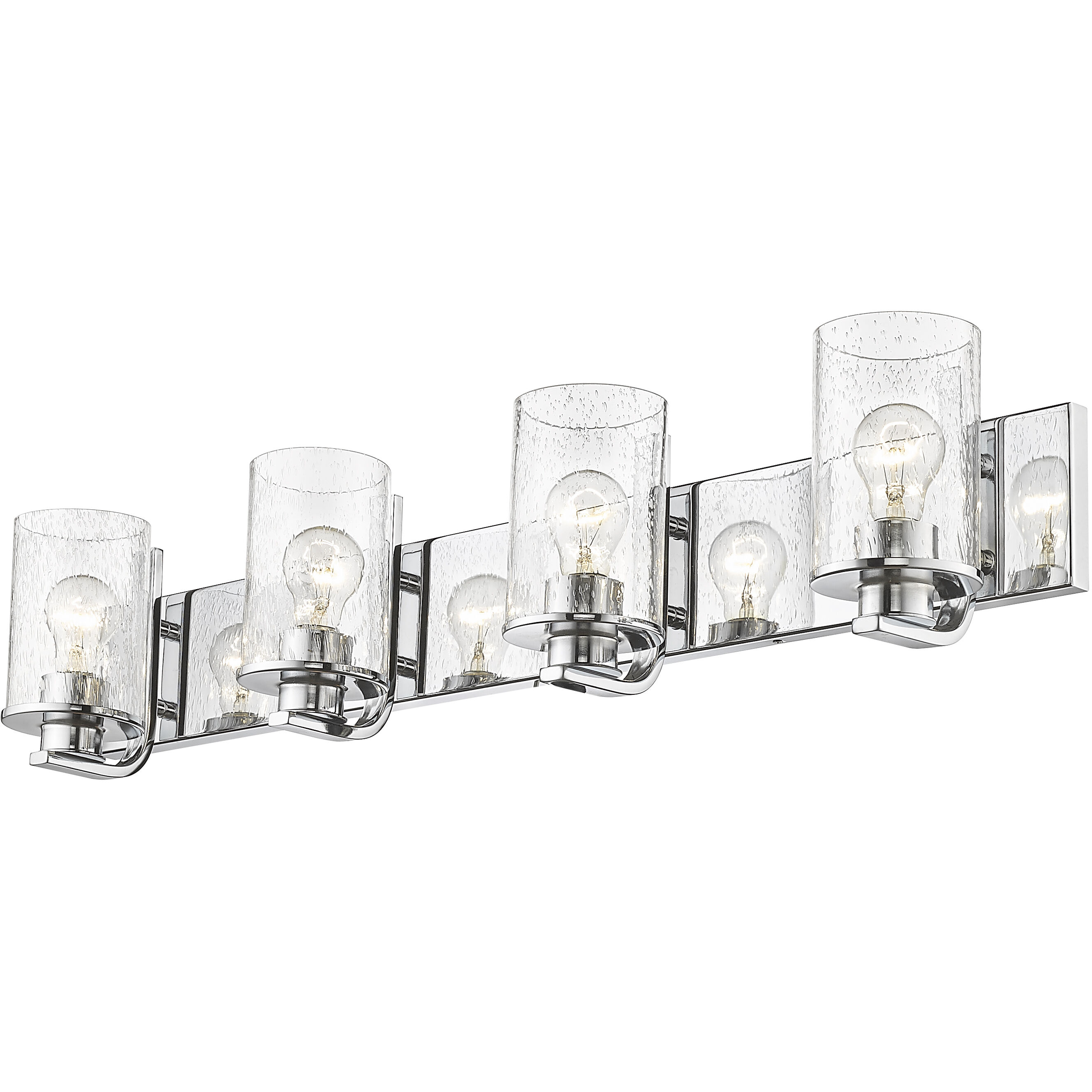 Beckett 4 Light 34 inch Chrome Vanity Wall Light