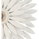 Broche Bath Sconce Wall Light in Matte White